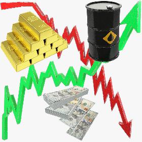 3D Gold and Money and Oil Barrel Collection V2
